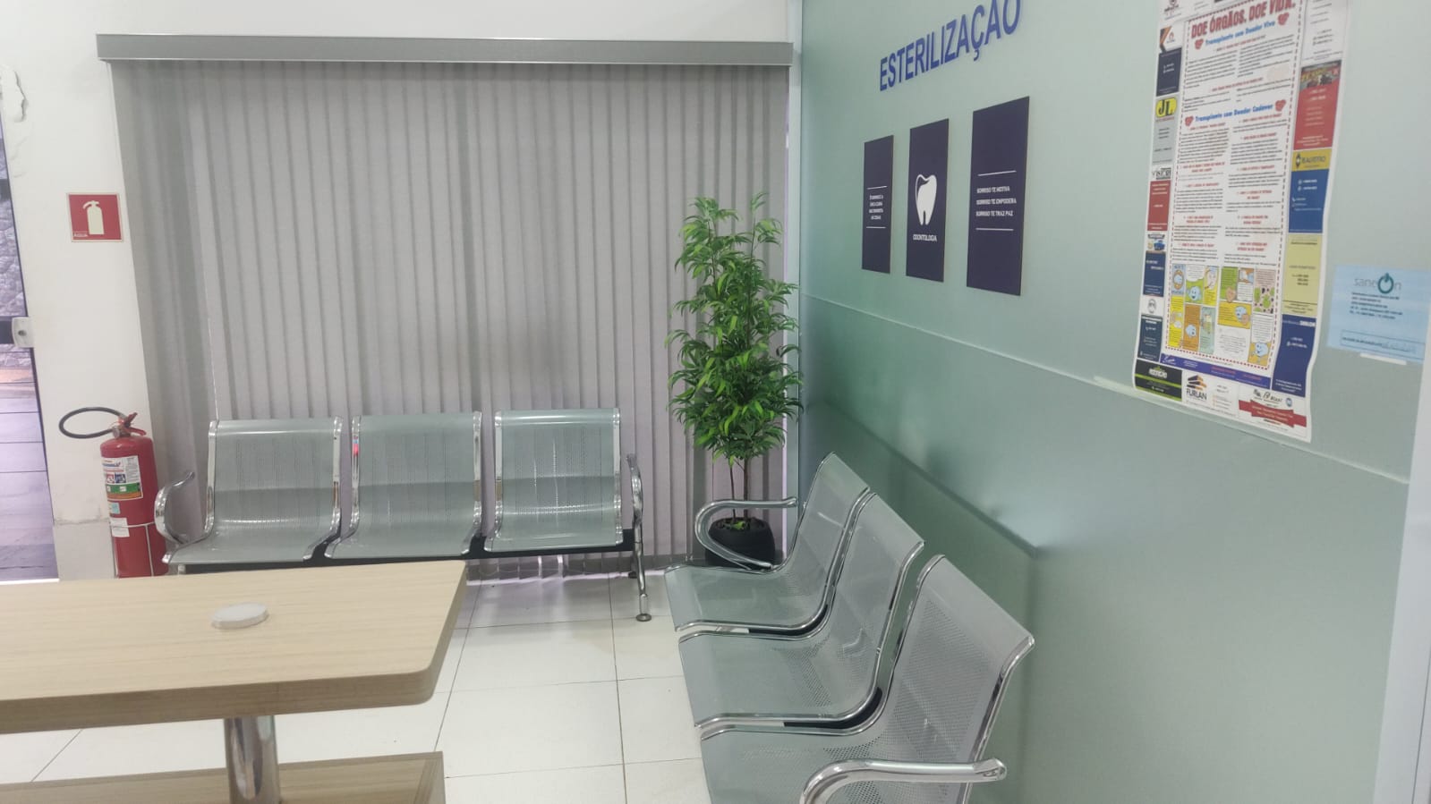 Sala de espera da Exatta Odontologia Especializada